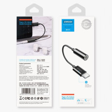 Audio adapteris Joyroom SH-C1 Type-C to 3.5mm juodas Audio adapteris Joyroom SH-C1 Type-C to 3.5mm juodas