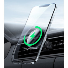 Car charger holder Joyroom JR-ZS240 MagSafe 15W black Car charger holder Joyroom JR-ZS240 MagSafe 15W black