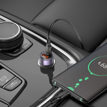 Car charger Borofone BZ20 PD20W+QC3.0 38W black Car charger Borofone BZ20 PD20W+QC3.0 38W black