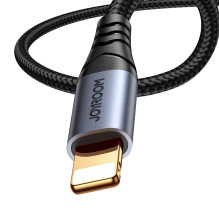 Audio kabelis Joyroom SY-A06 Lightning to 3,5mm 1.2m juodas Audio kabelis Joyroom SY-A06 Lightning to 3,5mm 1.2m juodas