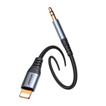 Audio kabelis Joyroom SY-A06 Lightning to 3,5mm 1.2m juodas Audio kabelis Joyroom SY-A06 Lightning to 3,5mm 1.2m juodas