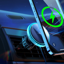 Automobilinis laikiklis-įkroviklis Joyroom JR-ZS291 15W MagSafe magnetinis, juodas Automobilinis laikiklis-įkroviklis Joyroom JR-ZS291 15W MagSafe magnetinis, juodas