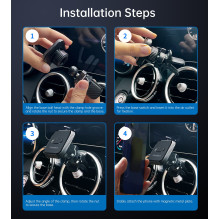 Automobilinis telefono laikiklis Choetech H042 juodas Automobilinis telefono laikiklis Choetech H042 juodas