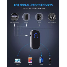 AUX Bluetooth hands-free receiver Reach BR-1 black AUX Bluetooth hands-free receiver Reach BR-1 black