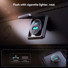 Car charger Joyroom JR-CCN16 USB-A / USB-C 15W black
