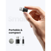 Bluetooth adapter Ugreen CM390 Bluetooth 5.0 black Bluetooth adapter Ugreen CM390 Bluetooth 5.0 black