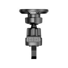 Car charger holder Joyroom JR-ZS412 Qi2 MagSafe 15W black Car charger holder Joyroom JR-ZS412 Qi2 MagSafe 15W black