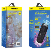 Bluetooth portable speaker Awei Y669 31W black Bluetooth portable speaker Awei Y669 31W black