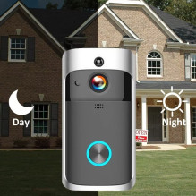 Wireless smart doorbell with camera and motion sensor Reach DB-1 black Wireless smart doorbell with camera and motion sensor Reach DB-1 black