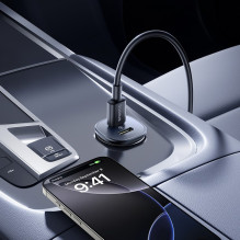 Car charger Baseus GoTrip 2xUSB-C 30W black C00072300123-01 Car charger Baseus GoTrip 2xUSB-C 30W black C00072300123-01