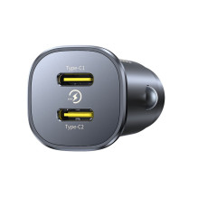 Car charger Baseus GoTrip 2xUSB-C 30W black C00072300123-01 Car charger Baseus GoTrip 2xUSB-C 30W black C00072300123-01