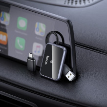 Belaidis CarPlay adapteris Hoco HU1 juodas Belaidis CarPlay adapteris Hoco HU1 juodas