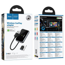 Belaidis CarPlay adapteris Hoco HU1 juodas Belaidis CarPlay adapteris Hoco HU1 juodas