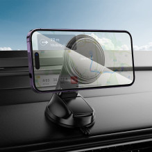 Automobilinis telefono laikiklis Borofone BH136 MagSafe (dashboard) juodas Automobilinis telefono laikiklis Borofone BH136 MagSafe (dashboard) juodas