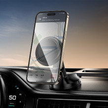 Automobilinis telefono laikiklis Borofone BH136 MagSafe (dashboard) juodas Automobilinis telefono laikiklis Borofone BH136 MagSafe (dashboard) juodas