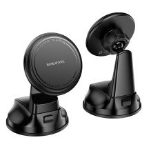 Automobilinis telefono laikiklis Borofone BH136 MagSafe (dashboard) juodas Automobilinis telefono laikiklis Borofone BH136 MagSafe (dashboard) juodas