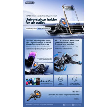Car phone holder Remax RM-C14 MagSafe (air vent) black Car phone holder Remax RM-C14 MagSafe (air vent) black