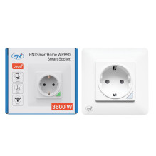 PNI SmartHome WP850 WiFi smart plug, buried mount, internet control, dedicated Tuya Smart application, Amazon Alexa comp