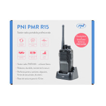 Profesionali nešiojama radijo stotis PNI PMR R15 0,5 W, ASQ, TOT, monitorius, programuojamas, 1200 mAh baterija, CTCSS-D Profesionali nešiojama radijo stotis PNI PMR R15 0,5 W, ASQ, TOT, monitorius, programuojamas, 1200 mAh baterija, CTCSS-D