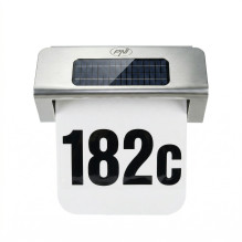 PNI GreenHouse WS20 LED solar lamp for property number lighting, wall mounting PNI GreenHouse WS20 LED solar lamp for property number lighting, wall mounting