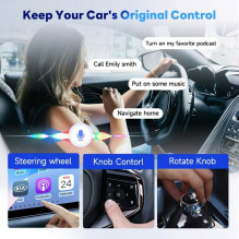 Belaidis CarPlay / Android Auto adapteris Carlinkit HD2CP Pro juodas