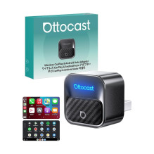 Belaidis CarPlay / Android Auto adapteris Ottocast Mini Core juodas Belaidis CarPlay / Android Auto adapteris Ottocast Mini Core juodas
