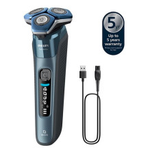 „Philips SHAVER Series 7000 S7882/55“ elektrinis skustuvas šlapiam ir sausam skutimui, valymo ankštis ir maišelis