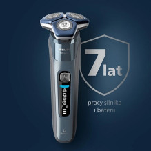 „Philips SHAVER Series 7000 S7882/55“ elektrinis skustuvas šlapiam ir sausam skutimui, valymo ankštis ir maišelis