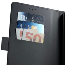 3mk Wallet Case Xiaomi Redmi 15C 4G black 3mk Wallet Case Xiaomi Redmi 15C 4G black
