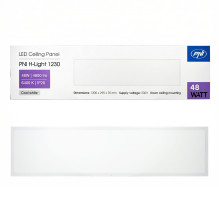 PNI H-Light 1230 48W LED panel, 1200x300mm, 4800lm, 6400K, indoor, recessed, cool white PNI H-Light 1230 48W LED panel, 1200x300mm, 4800lm, 6400K, indoor, recessed, cool white