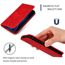 Dėklas Business Style Huawei P30 Lite raudonas Dėklas Business Style Huawei P30 Lite raudonas