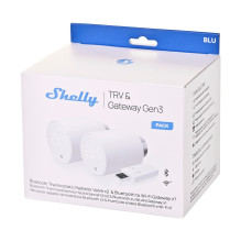 Shelly BLU TRV termostatinės galvutės, baltos Shelly BLU TRV termostatinės galvutės, baltos