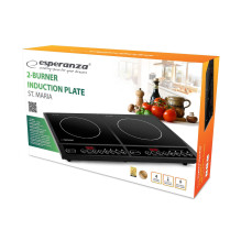 Esperanza EKH008 hob Black Countertop Zone induction hob 2 zone(s) Esperanza EKH008 hob Black Countertop Zone induction hob 2 zone(s)
