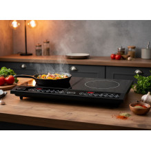 Esperanza EKH008 hob Black Countertop Zone induction hob 2 zone(s) Esperanza EKH008 hob Black Countertop Zone induction hob 2 zone(s)