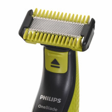 „Philips Norelco OneBlade QP2824/10“ vyriškas skustuvas, tinklelio skustuvas, pilkas, limetinis „Philips Norelco OneBlade QP2824/10“ vyriškas skustuvas, tinklelio skustuvas, pilkas, limetinis