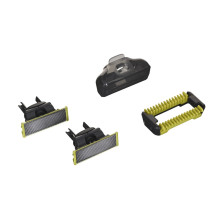 „Philips Norelco OneBlade QP2824/10“ vyriškas skustuvas, tinklelio skustuvas, pilkas, limetinis „Philips Norelco OneBlade QP2824/10“ vyriškas skustuvas, tinklelio skustuvas, pilkas, limetinis