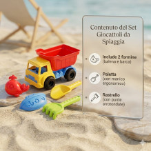 Koala Games G2669 Beach Set With Dump Truck And Accesories