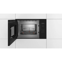 „Bosch Serie 6 BEL554MB0“ mikrobangų krosnelė, įmontuojama, kombinuota, 25 l, 900 W, juoda, nerūdijantis plienas
