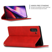 Dėklas Business Style Xiaomi Redmi Note 13 Pro Plus 5G raudonas