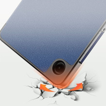 Dėklas Dux Ducis Domo Samsung X210 / X215 / X216 Tab A9 Plus 11.0 tamsiai mėlynas