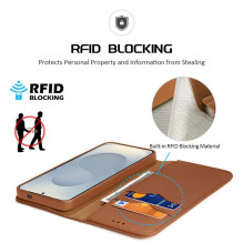 Case Dux Ducis Hivo for Samsung S937 S25 Edge brown