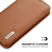 Case Dux Ducis Hivo for Samsung S937 S25 Edge brown