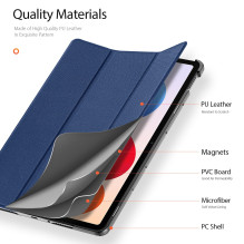 Dėklas Dux Ducis Domo Xiaomi Redmi Pad Pro 12.1 / Redmi Pad 2 Pro 12.1 tamsiai mėlynas Dėklas Dux Ducis Domo Xiaomi Redmi Pad Pro 12.1 / Redmi Pad 2 Pro 12.1 tamsiai mėlynas