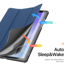 Dėklas Dux Ducis Domo Samsung X210 / X215 / X216 Tab A9 Plus 11.0 / X230 / X235 / X236 Tab A11 Plus 11.0 tamsiai mėlynas Dėklas Dux Ducis Domo Samsung X210 / X215 / X216 Tab A9 Plus 11.0 / X230 / X235 / X236 Tab A11 Plus 11.0 tamsiai mėlynas
