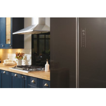 Haier FD 83 Serie 7 HB18FGSAAA Šaldytuvas-šaldiklis, dvigubo atidarymo 539 l E Sidabrinė, Titano
