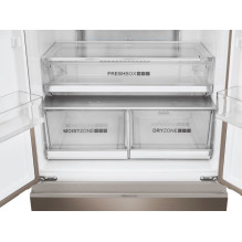 Haier FD 83 Serie 7 HB18FGSAAA Šaldytuvas-šaldiklis, dvigubo atidarymo 539 l E Sidabrinė, Titano