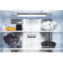 Haier FD 83 Serie 7 HB18FGSAAA Šaldytuvas-šaldiklis, dvigubo atidarymo 539 l E Sidabrinė, Titano
