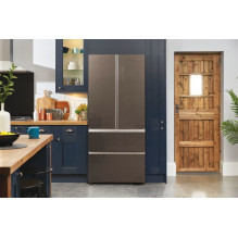 Haier FD 83 Serie 7 HB18FGSAAA Šaldytuvas-šaldiklis, dvigubo atidarymo 539 l E Sidabrinė, Titano