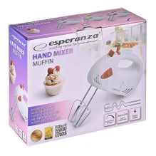 Esperanza EKM007R maišytuvas Rankinis maišytuvas 150 W Raudona, Balta Esperanza EKM007R maišytuvas Rankinis maišytuvas 150 W Raudona, Balta