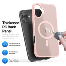 Dėklas Dux Ducis Yind Apple iPhone 17 rožinis
